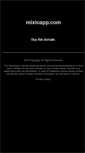 Mobile Screenshot of mixioapp.com